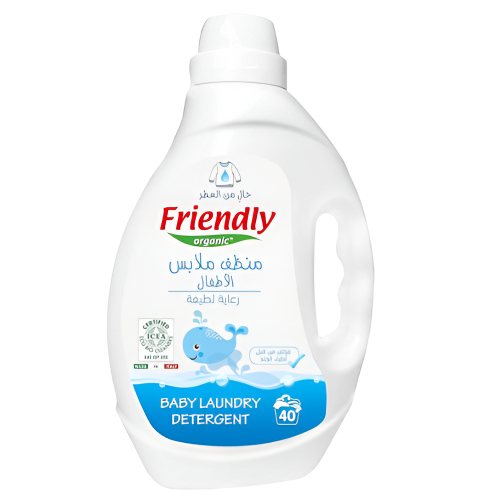 فريندلي أورجانيك سائل غسيل ملابس الأطفال خالٍ من العطور 2000 مل