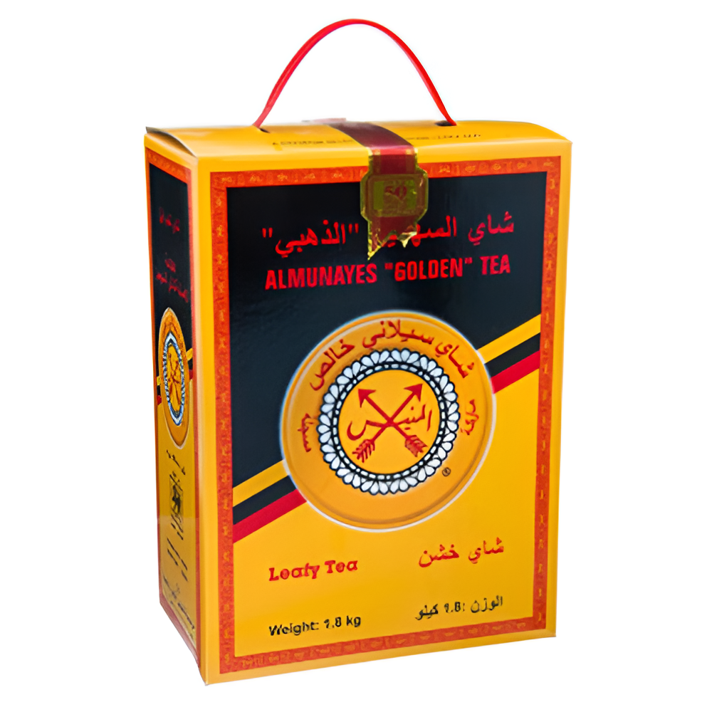 شاي اسود خشن خلطة مميزة 1800جم المنيس الذهبي