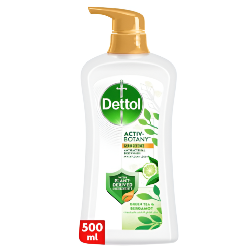 ديتول غسول الجسم عطر البرغموت والشاي الاخضر 500 مل
