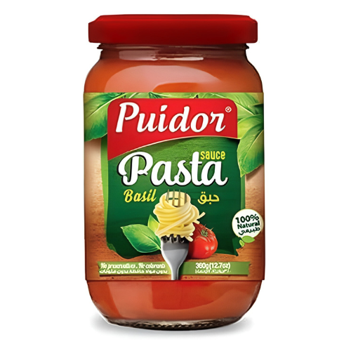 صلصة باستا بالحبق بيودور 360 جم