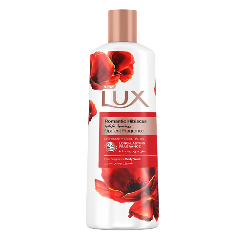 غسول جسم رومانسية الكركديه لوكس 500مل