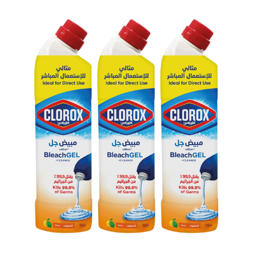 كلوركس جل حمضيات 3 × 750 مل