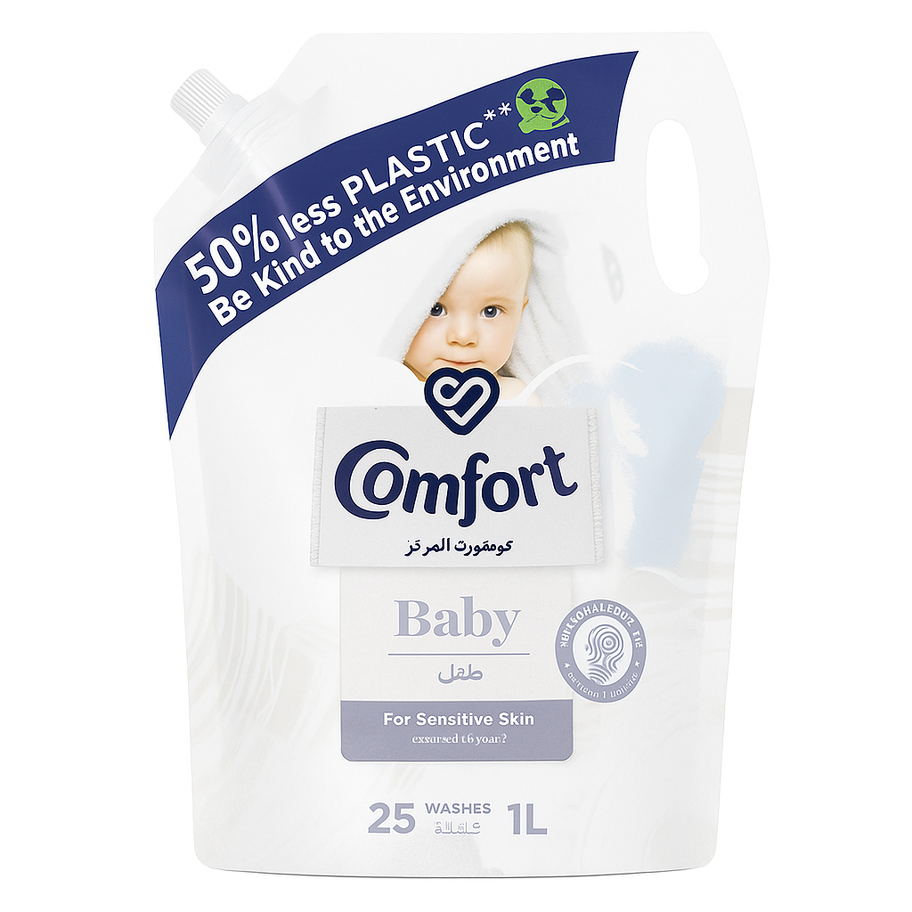 منعم الاقمشه المركز للبشرة الحساسة اطفال كمفورت 1 لتر