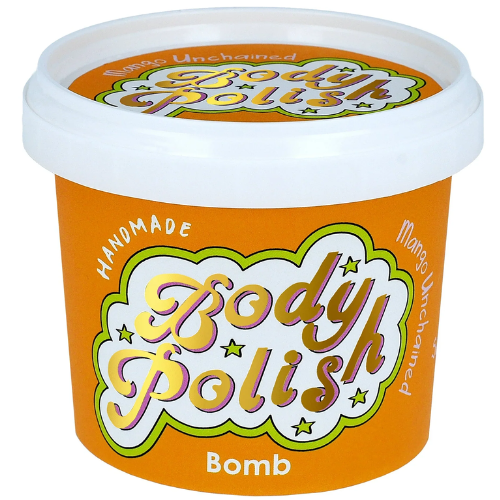 375g mango unchained بومب كوزمتكس سنفرة للجسم بنكهة