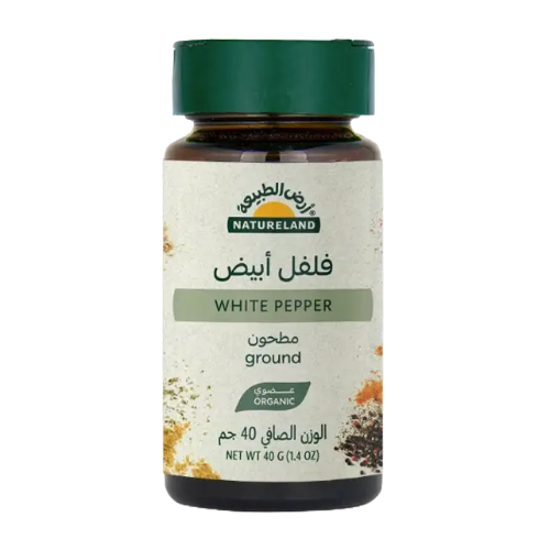 ارض الطبيعة فلفل ابيض 40جم