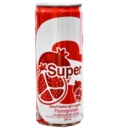 مشروب غازي سوبر بالرمان 250 مل