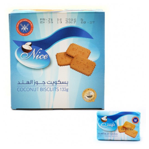 بسكويت جوز الهند نايس عدد 12 × 133 جرام