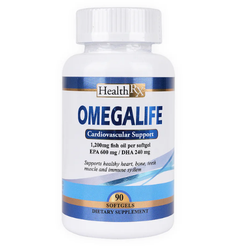 هيلث آر إكس أوميجا لايف 90 كبسولات