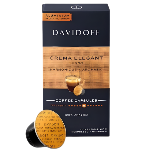 قهوة كبسولة كريما اليجانت لونجو ديفيداوف 10*55جم