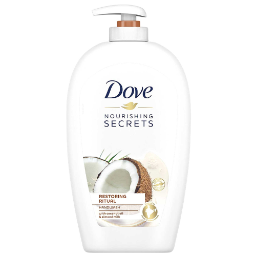 دوف غسول اليدين بزيت جوز الهند وحليب اللوز 500 مل