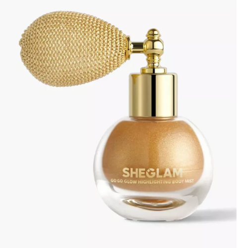 شيجلام بخاخ اضاء للجسم لون ذهبي 10جم