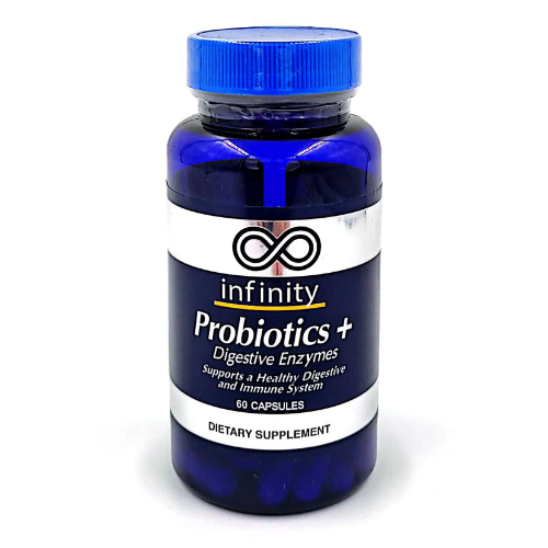 إنفينيتي بروبيوتيك بلاس انزيمات للهضم 60 كبسولة