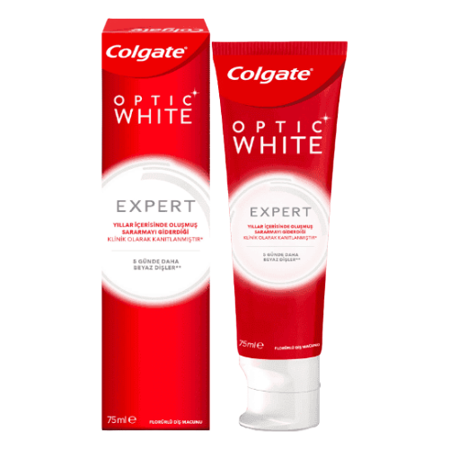 كولجيت معجون اسنان اوبتيك وايت اكسبرت وايت 75مل