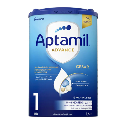 ابتاميل ادفانس سيزر حليب اطفال رقم 1 من 0-6 شهور 800 جرام