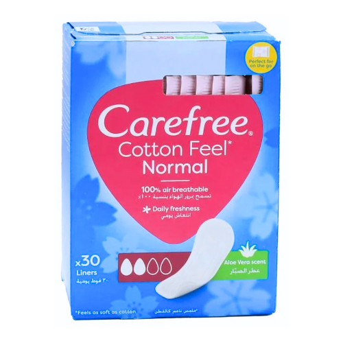 فوط صحية للتهوية الصبار كيرفري 30 فوطة