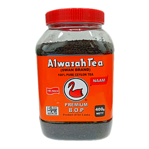 شاي اسود ناعم فاخر علبة بلاستيك الوزة 400 جرام