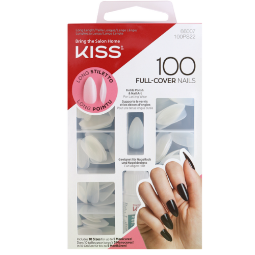 Kiss اظافر طويلة 100 اظفر ستيليتو