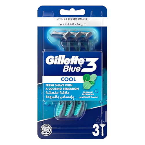 شفرات حلاقة بلو 3 كول استخدام مرة واحدة رجال جيليت 3 شفرات