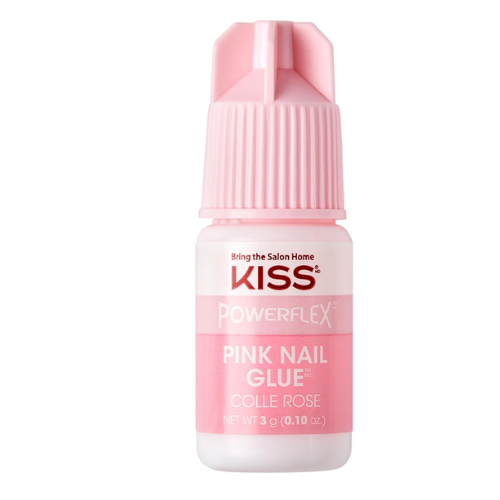 Kiss لاصق أظافر باورفليكس - وردي