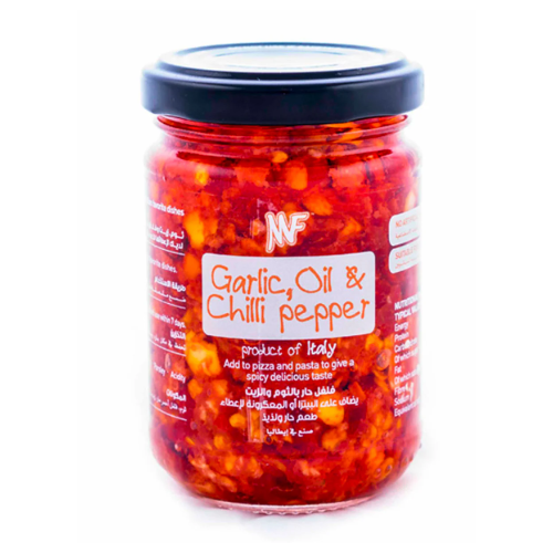فلفل حار بالثوم والزيت 140جم ام اف