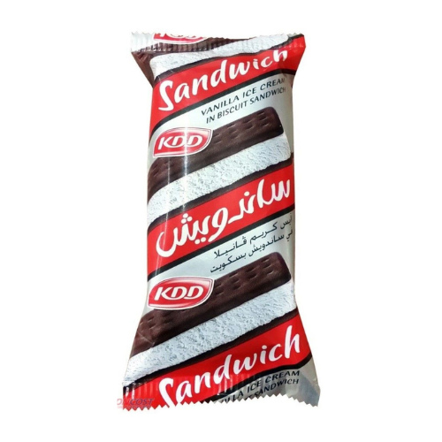كي دي دي آيس كريم ساندوتش فانيليا 40 مل