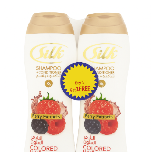 سيلك شامبو + بلسم بانواعه 2 × 400 مل