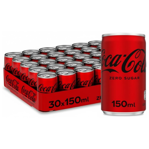 كوكا كولا زيرو سكر مشروب غازي 30×150 مل