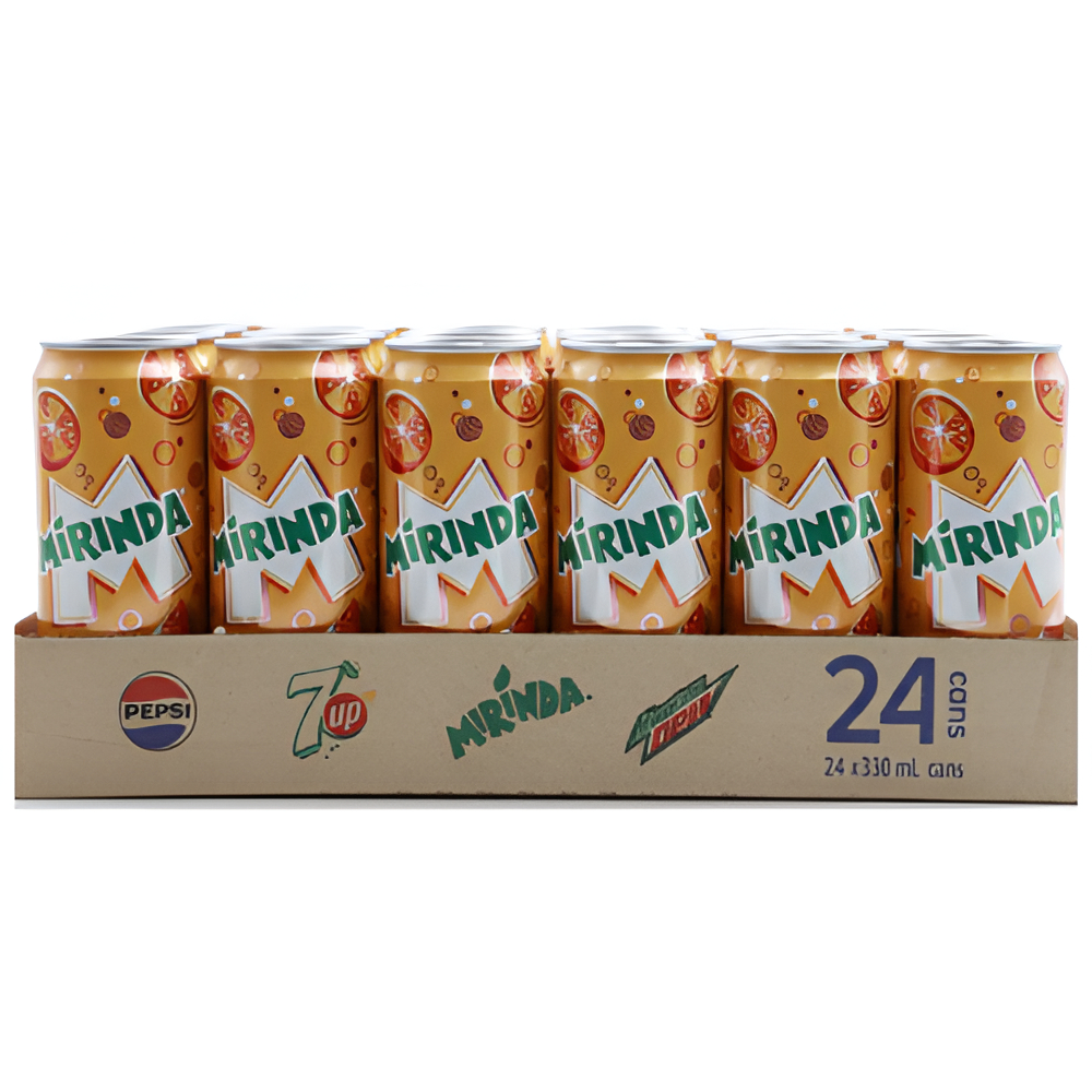 مشروب ميراندا برتقال غازي 24 ×330 مل