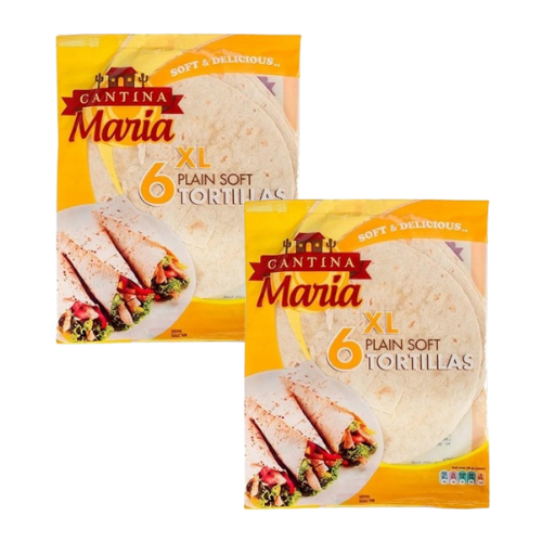 تورتيلا 6 حبات ابيض كانتينا ماريا 2 × 360 جم