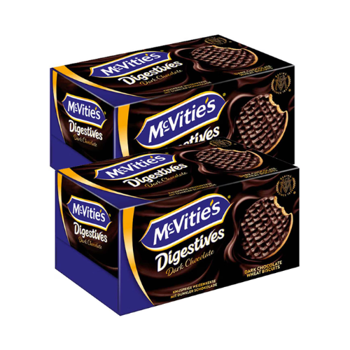 بسكويت دايجستف شوكولاتة داكنة مكفيتز 2 × 200جم