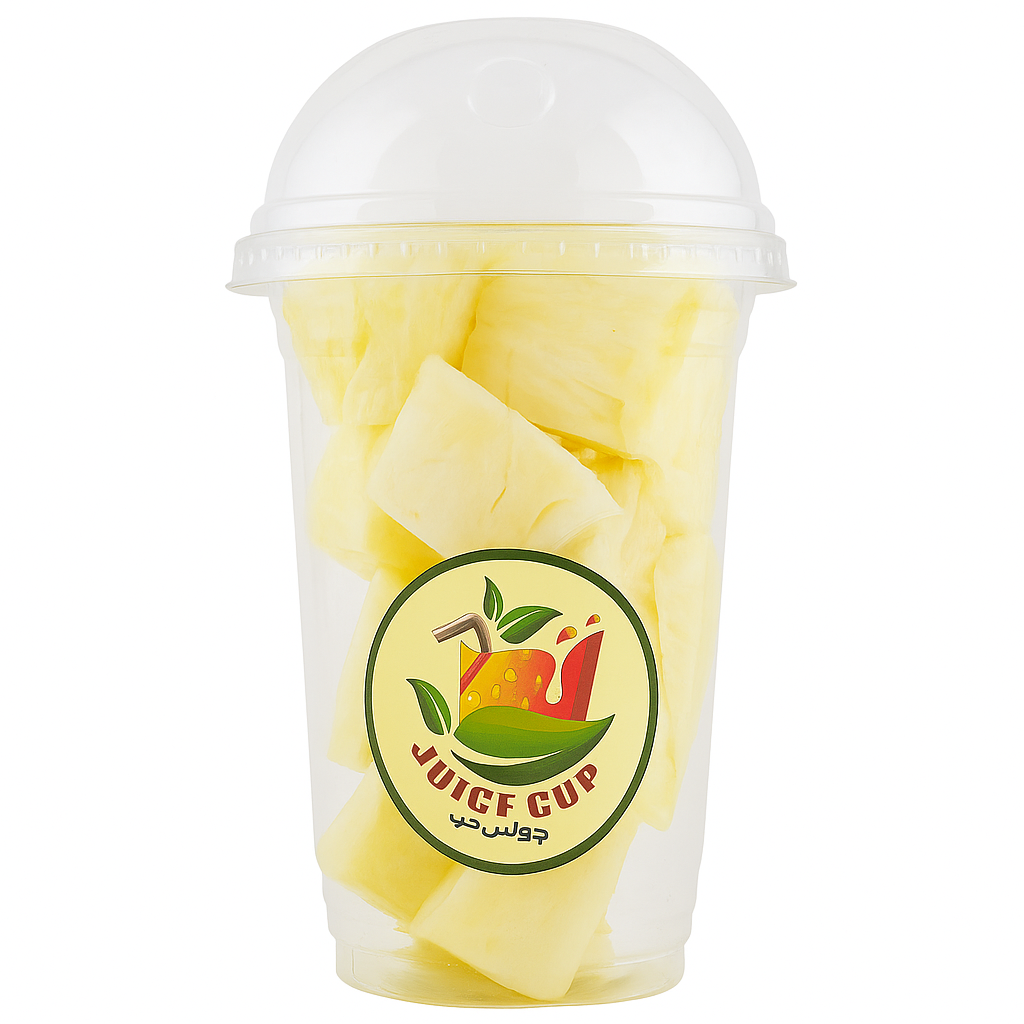 قطع أناناس جوس كب 300 جم