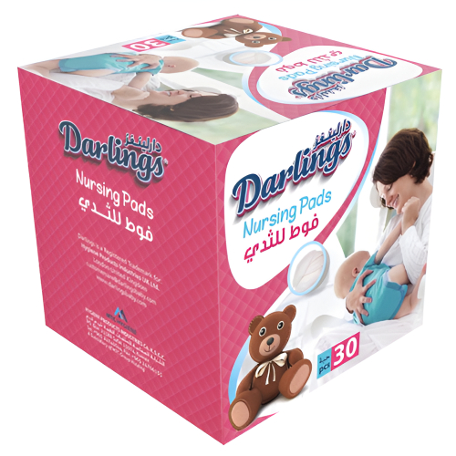 دارلينجز فوط للرضاعة 30 قطعة