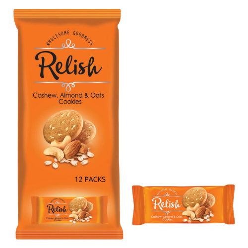 بسكويت ريليش نبيل كوكيز باللوز والشوفان 12 × 42 جم