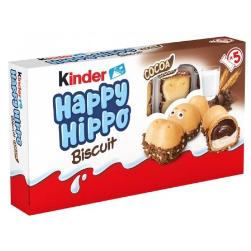 بسكويت هابي هيبو بالحليب والشوكولاتة كندر 103.5 جم