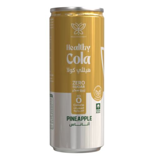 مشروب غازي بنكهة الاناناس زيرو سكر 250مل هلثي كولا