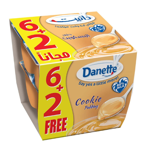 دانيت بسكويت 90جم (6+2 مجانا)