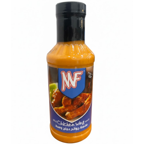 صلصة أجنحة الدجاج نكهة متوسطة الحرارة عبوة زجاجية 473 مل