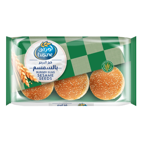 خبز برجر بالسمسم لوزين 400جم