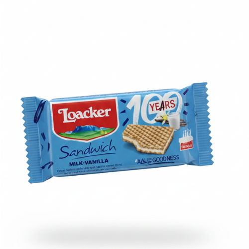 ويفر حليب وفانيلا  لواكر 25 غ