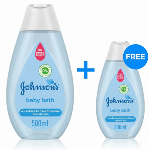 ع/ سائل استحمام جونسون 500 مل + 200 مل