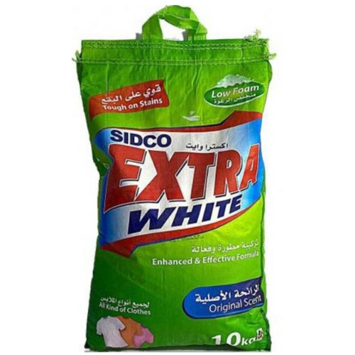 ع/ اكسترا وايت اتوماتيك صابون بودرة قليل الرغوة رائحة أصلية 10 كجم $