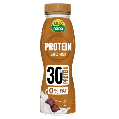 حليب البروتين مع التمر 320مل قليل الدسم ندى
