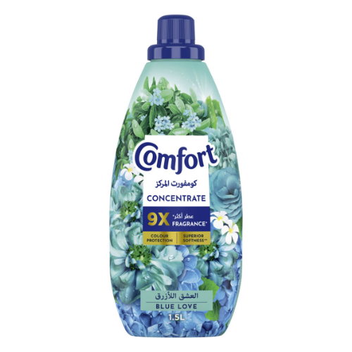كومفورت منعم الأقمشة المركز العشق الأزرق 1.5 لتر