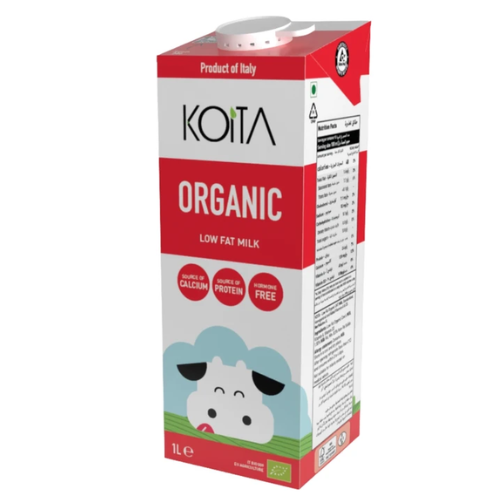 حليب كويتا العضوي قليل الدسم 1 لتر