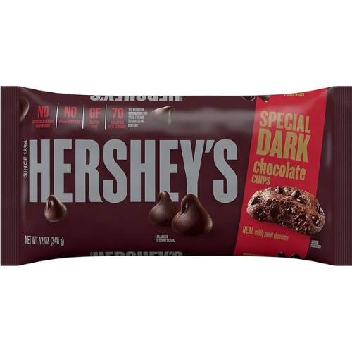 هيرشي قطع شوكولاتة غامقه 340 جم