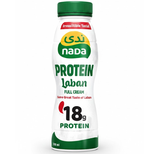 لبن البروتين كامل الدسم 18 غ بروتين 330 مل