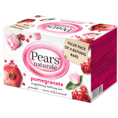 بيرز صابون الرمان الطبيعي 4 × 125 جم