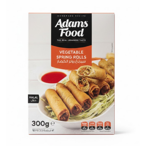 سبرينغ رول الخضار بريميوم مجمد ادمز فود 300جم