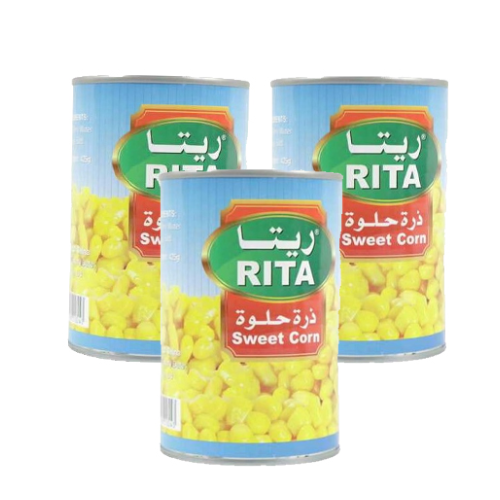 ريتا ذرة حلوة حب كامل، عرض 3 حبة × 425 جم