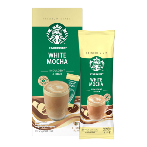 ستاربكس وايت موكا  5 * 24جم